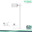 LAMPADA LED DA TAVOLO MAGNETICA 3W CON BATTERIA RICARICABILE USB C COLORE BIANCO TOUCH DIMMERABILE 3IN1