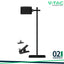 LAMPADA LED DA TAVOLO MAGNETICA 3W CON BATTERIA RICARICABILE USB C COLORE NERO TOUCH DIMMERABILE 3IN1