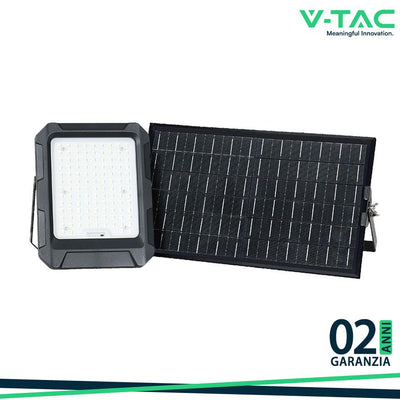 15W LED FARO SOLARE 3.7V 8AH BATTERIA 4000K