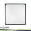 DOME LIGHT 2XE27 QUADRATO NERO