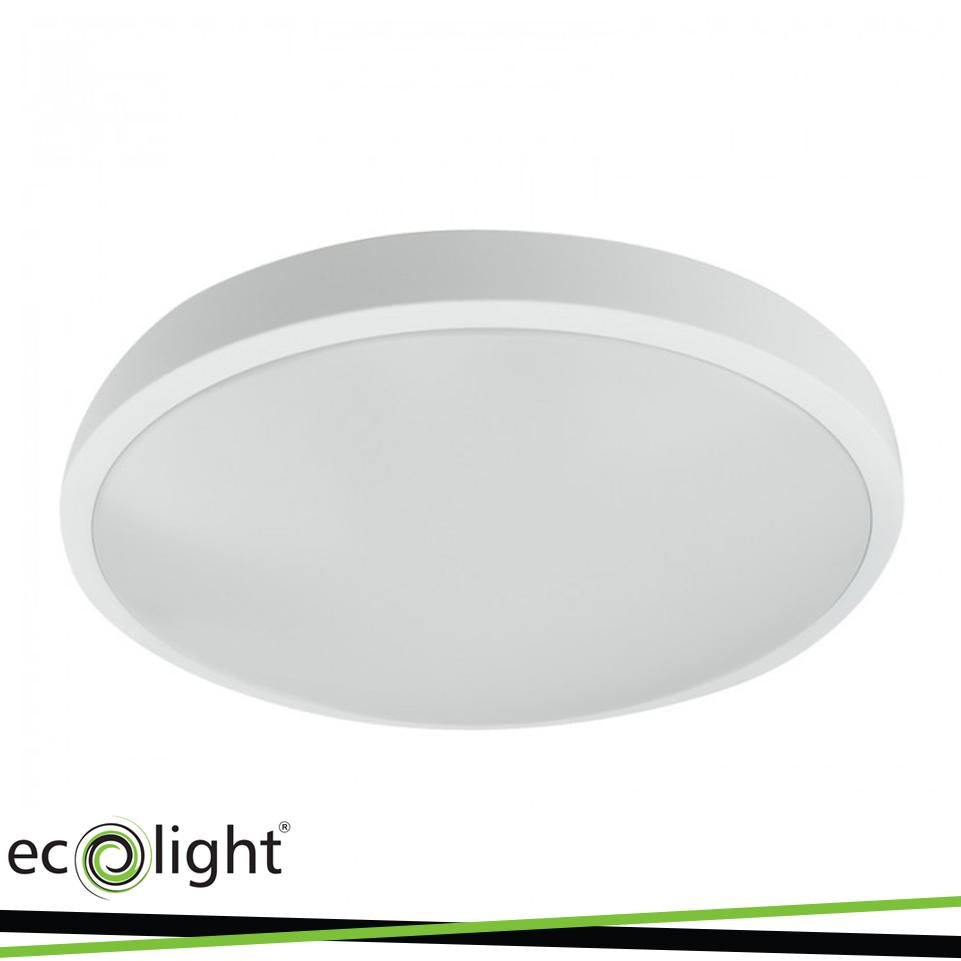 DOME LIGHT 2XE27 TONDO BIANCO