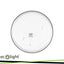 DOME LIGHT 2XE27 TONDO BIANCO