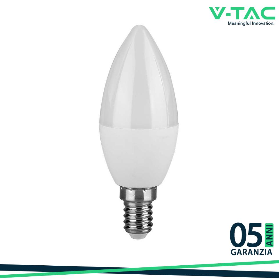 LED LAMPADINA - SAMSUNG CHIP 7W E14 PLASTICA CANDELA 6500K