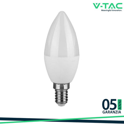 LED LAMPADINA - SAMSUNG CHIP 7W E14 PLASTICA CANDELA 6500K