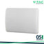12W LED LAMPADA LED CHIP SAMSUNG DA MURO RETTANGOLARE 12W SEGNA CIVICO 3IN1 IP65 4000K