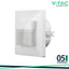 PIR SENSOR TWO WIRE LINE 120A DETECTION RATE WHITE BODY