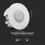 COB PIR SENSOR TWO 360 GRADI   DETECTION RATE WHITE BODY