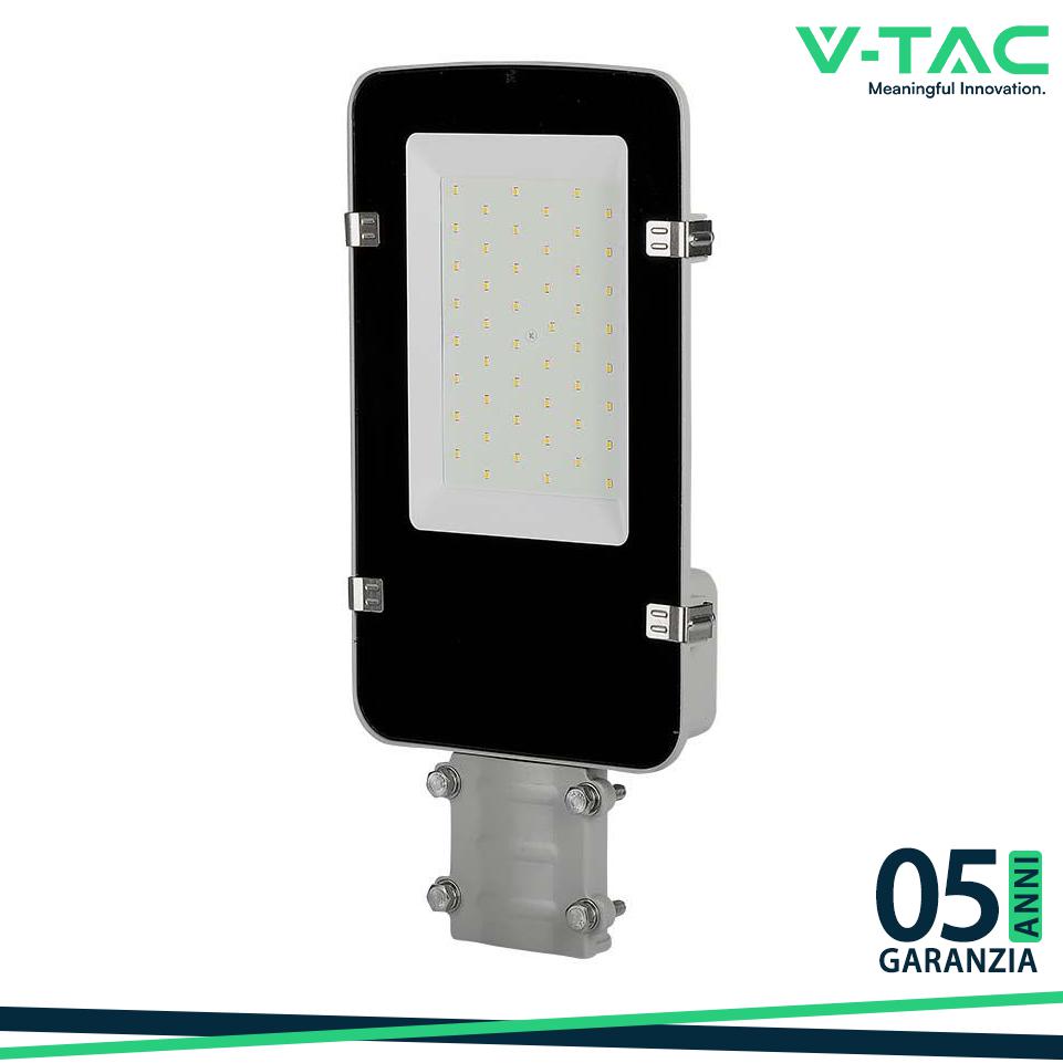 LED ARMATURA STRADALE SAMSUNG CHIP - 50W ORPO GRIGIO 6500K 5 ANNI DI GARANZIA