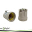 PRESA E27 IN CERAMICA CON SUPPORTO