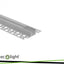 GN02 PROFILO ANODIZZATO DA SUPERFICIE + TRASP. 2MT