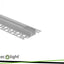 GN02 PROFILO ANODIZZATO DA SUPERFICIE + TRASP. 2MT