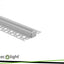 GN02 PROFILO ANODIZZATO DA SUPERFICIE + TRASP. 2MT