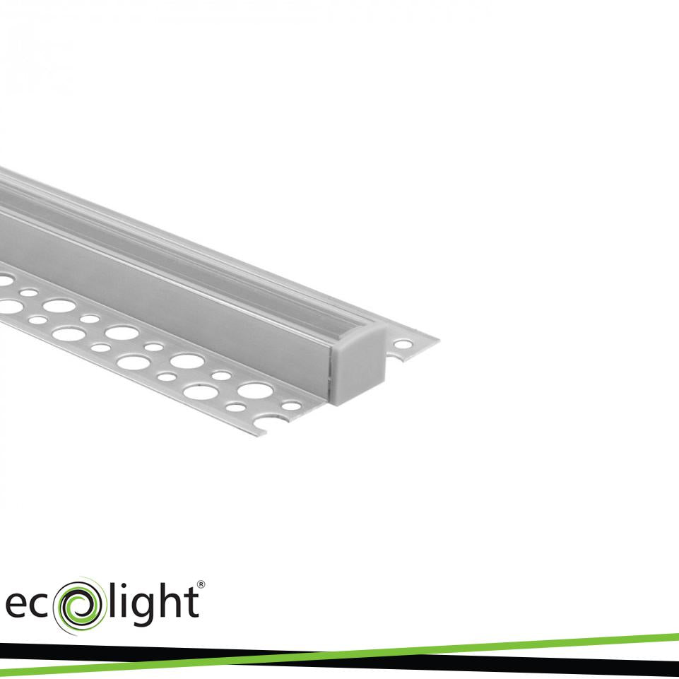 GN02 PROFILO ANODIZZATO DA SUPERFICIE + TRASP. 2MT