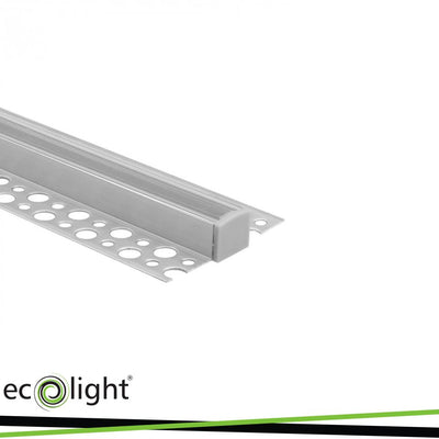 GN02 PROFILO ANODIZZATO DA SUPERFICIE + TRASP. 2MT