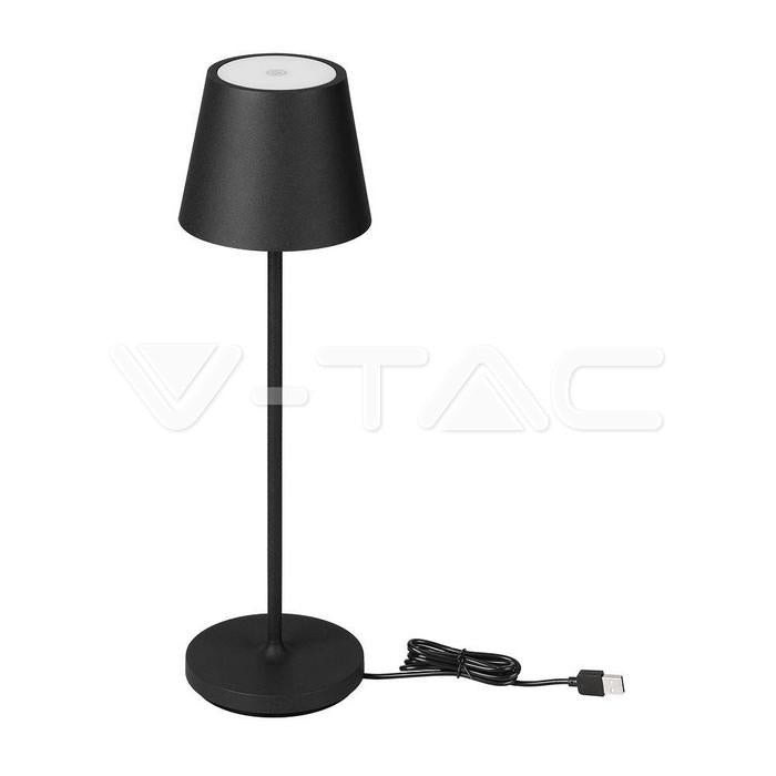 1.5W LAMPADA LED DA TAVOLO 3000K IP54 COLORE NERO IN ALLUMINIO