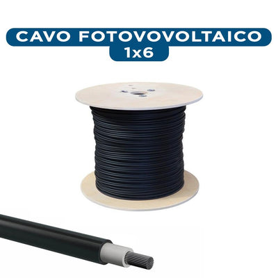 CAVO FOTOVOL.H1Z2Z2-K 1X6 NERO