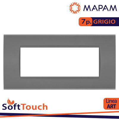 PLACCA SOFT-TOUCH ART-T1 7P 8007ST-8 GRIGIO