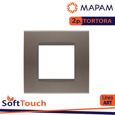 PLACCA SOFT-TOUCH ART-T1 2P 8002ST-7 TORTORA