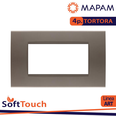 PLACCA SOFT-TOUCH ART-T1 4P 8004ST-7 TORTORA