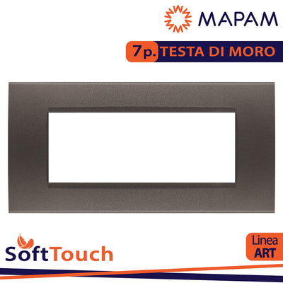 PLACCA SOFT-TOUCH ART-T1 7P 8007ST-4 TESTA DI MORO