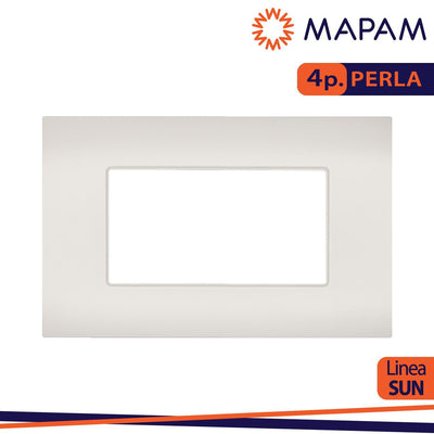 PLACCA TECNOPOLIMERO SUN-T5 4P R9004-21 PERLA