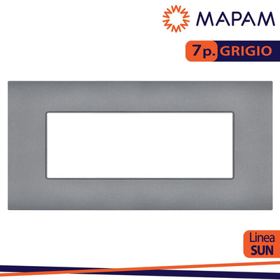 PLACCA TECNOPOLIMERO SUN-T5 7P R9007-8 GRIGIO