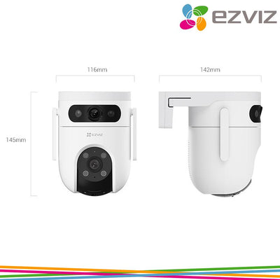 TELECAMERA A DOPPIA OTTICA 5+5MP DA ESTERNO, WI-FI, PATTUGLI