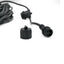 CATENARIA CON 15 LAMPADE E27   LUNGHEZZA 15MT NERO