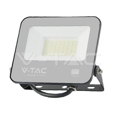 30W LED PROIETTORE SMD SAMSUNG CHIP 1M CAVO CORPO NERO VETRO SMERIGLIATO  4000K