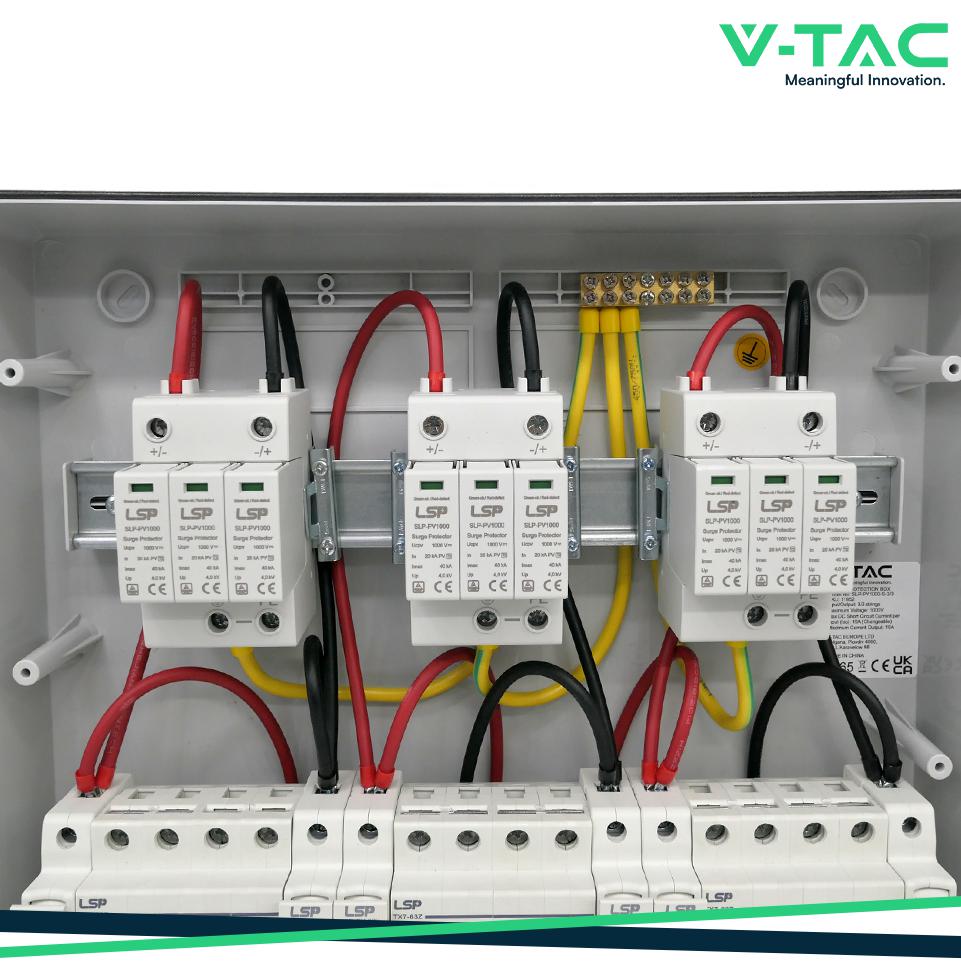 QUADRO DC 3 STRINGHE 3 MPPT 1000V 16A IP65 CON SEZIONATORE