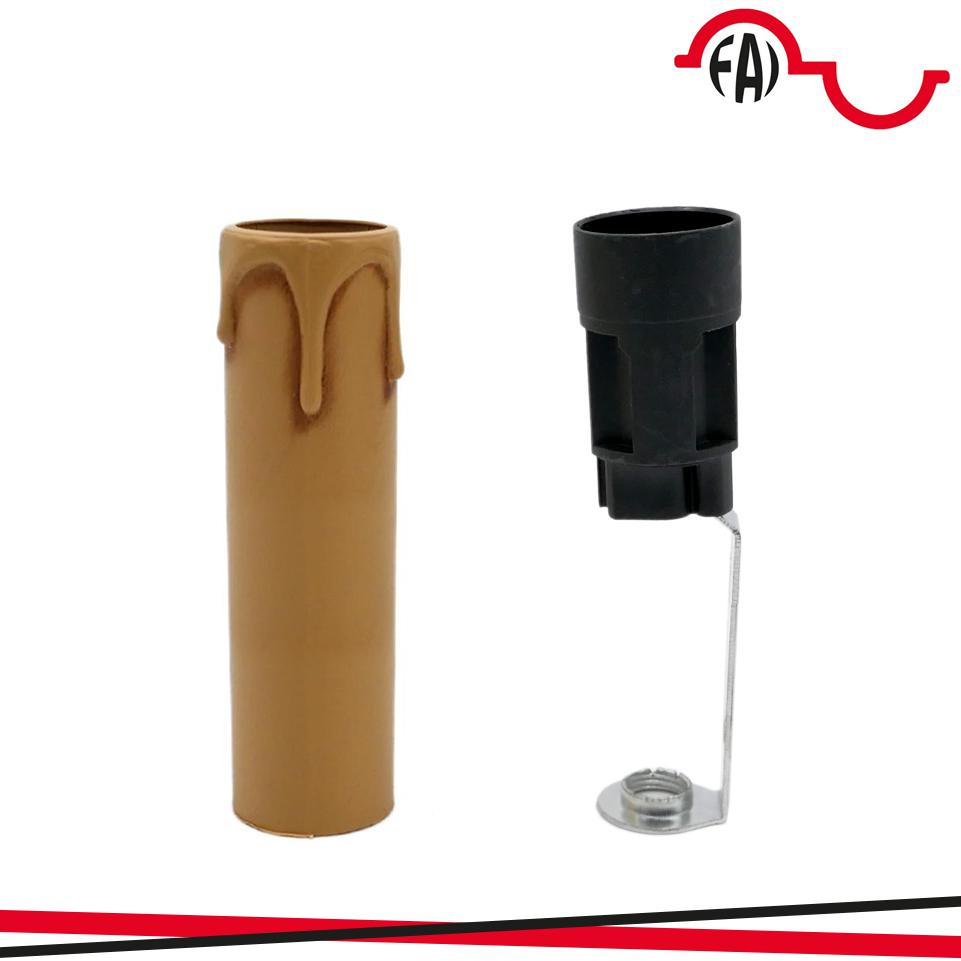 P.DE E14 A CANDELA H85 ANTICHIZZATO