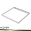 CORNICE CHIUSURA N/T 600X600X44MM PLASTICA BIANCA