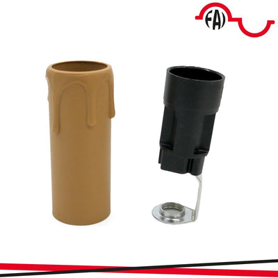 P.DE E14 A CANDELA H65 ANTICO