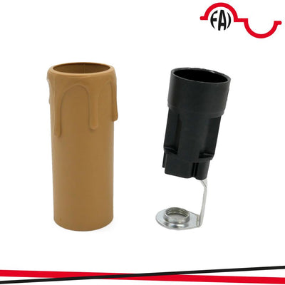 P.DE E14 A CANDELA H65 ANTICO