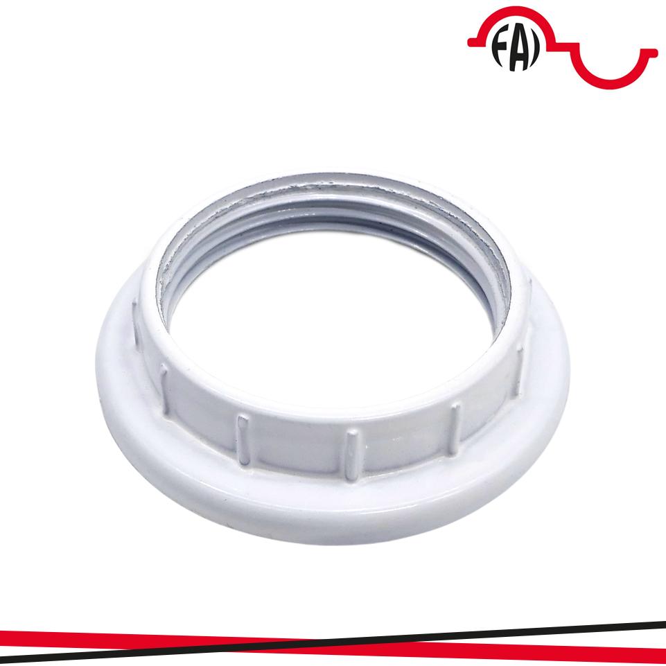 GHIERA RESINA TERMOIND.E27 BIANCO