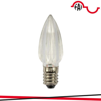 LAMPADINA VOTIVA A LED 2W E10  AMBRA