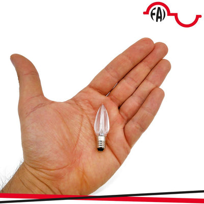 LAMPADINA VOTIVA A LED 2W E10  AMBRA