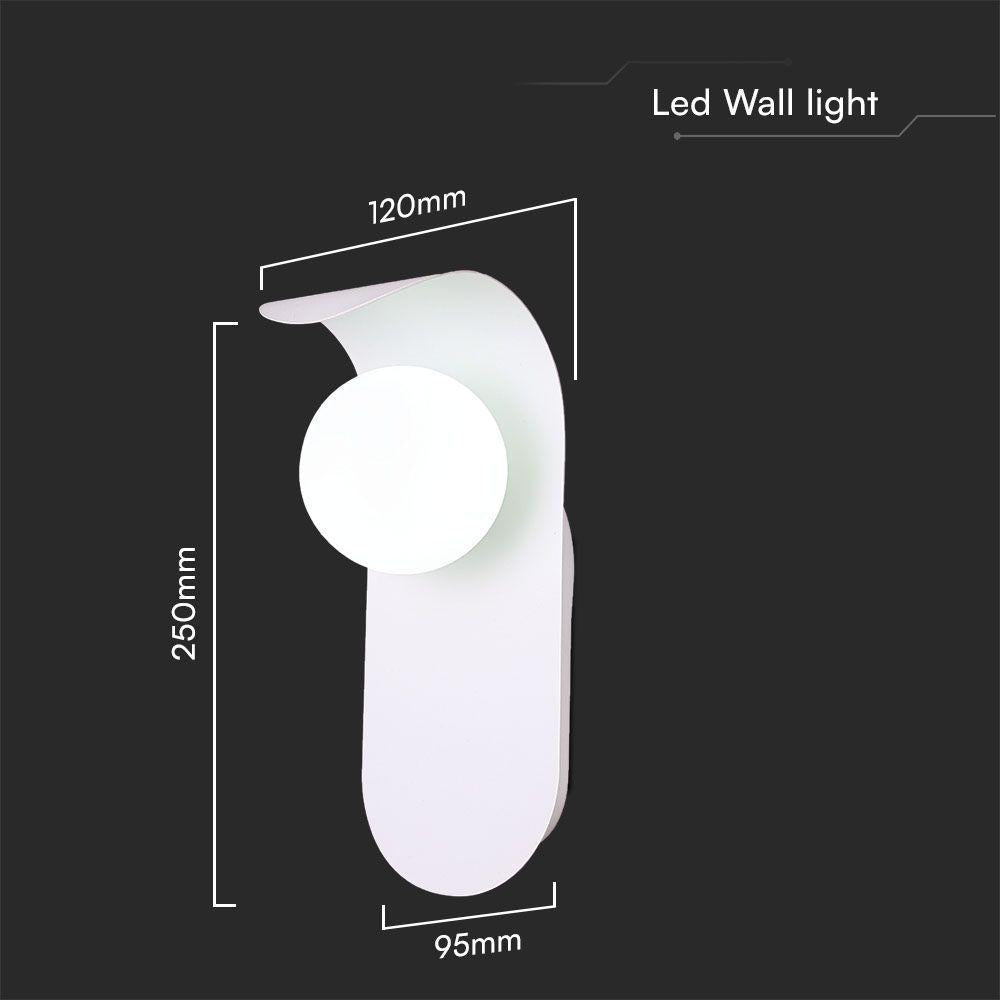 VT-10113 DESIGNER WALL LAMP FITTING WHITE BODY G9