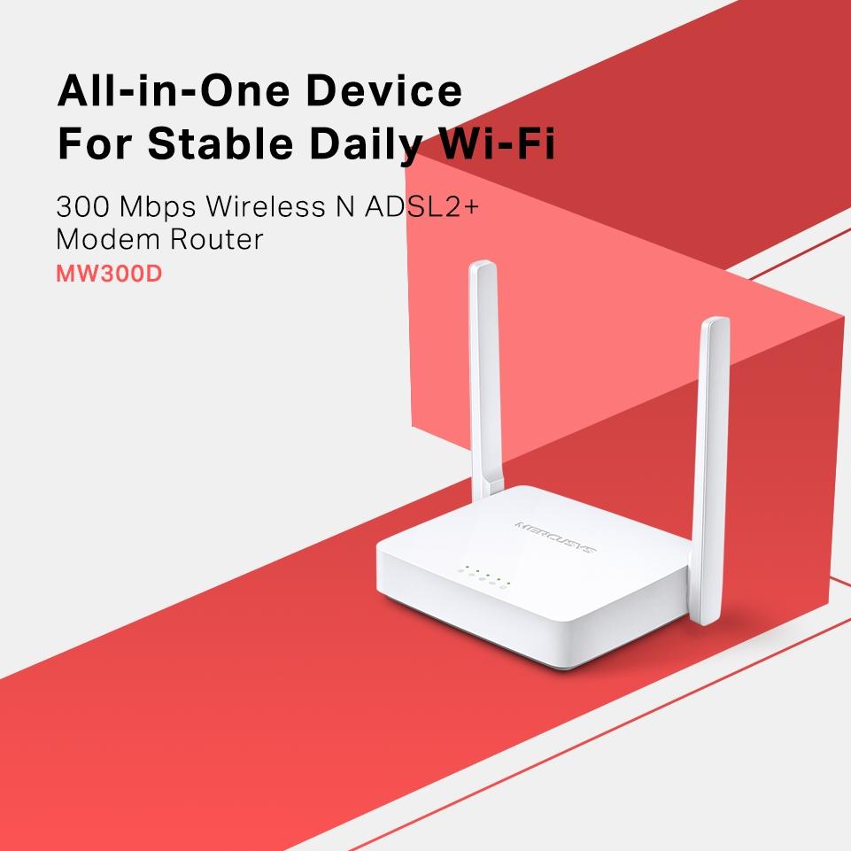N300 ADSL WIFI ROUTER 300MBPS  N ADSL2+ 3*10/100MBPS