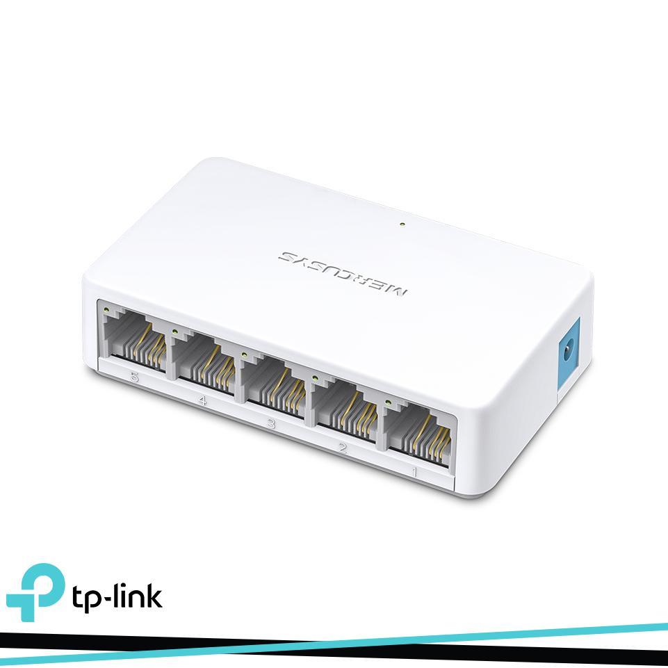 SWITCH DESKTOP 5-PORTE 10/100MBPS