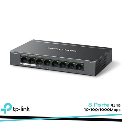 SWITCH DESKTOP 8 PORTE GIGABIT 10/100/1000MBPS DI CUI 7 POE+