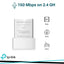 NANO SCHEDA WIRELESS N150 USB  FINO A 150MBPS A 2,4GHZ