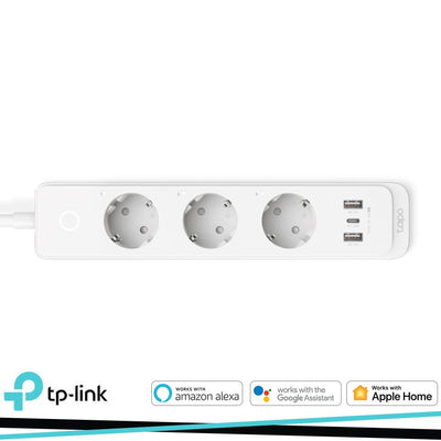 SMART WI-FI POWER STRIP 3PRESE+2USB CAVO 1,5MT MAX 2300W