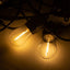 GHIRLANDA DA GIARDINO LED 10MT+10 X G45 E27 1W 2700K