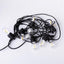 GHIRLANDA DA GIARDINO LED 10MT+10 X G45 E27 1W 2700K
