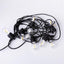GHIRLANDA DA GIARDINO LED 10MT+10 X G45 E27 1W 2700K