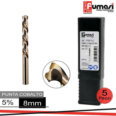 PUNTE COBALTO 5% MM 8 SERIE    CORTA