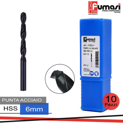 PUNTE ACCIAIO HSS 6