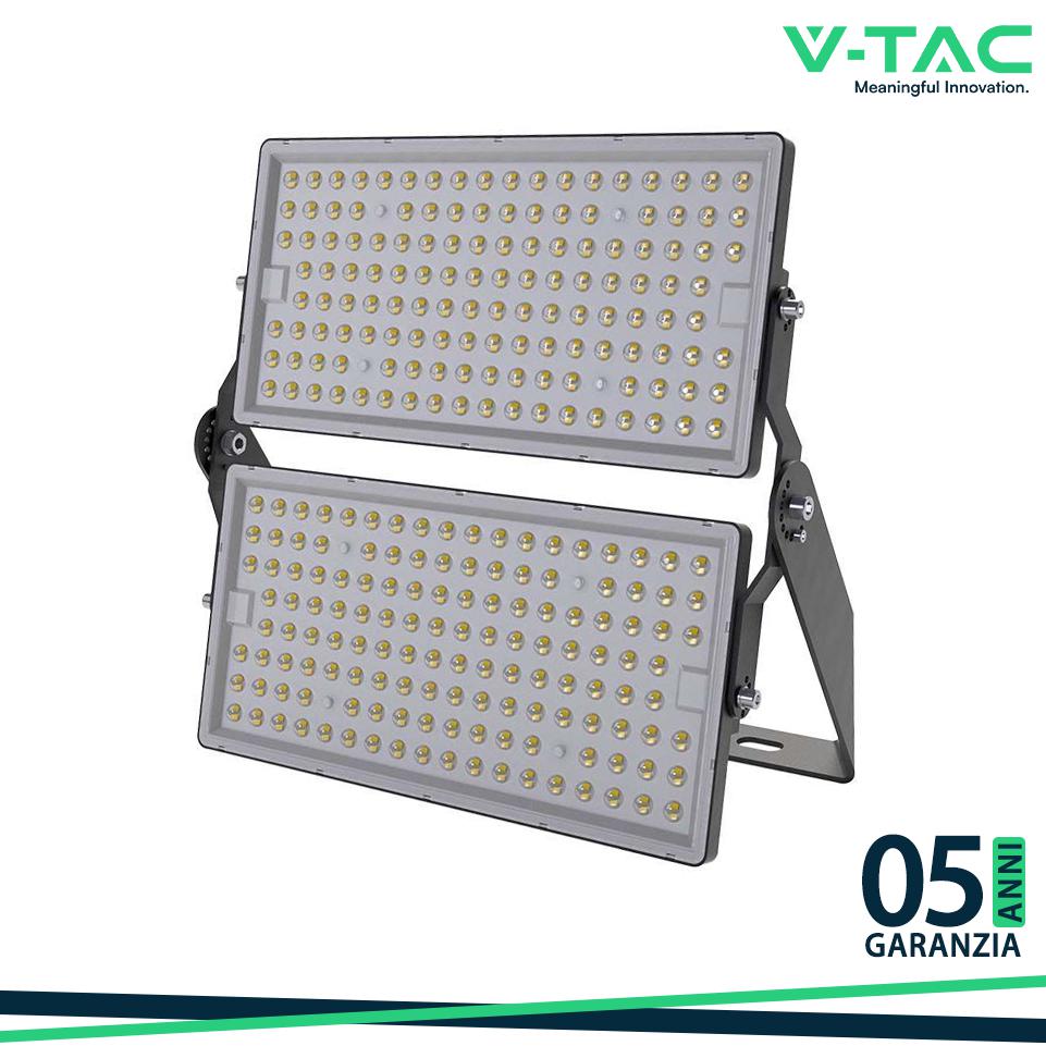 500W LED PROIETTORE SAMSUNG CHIP HIGH POWER CORPO BIANCO 4000K 135LM/W