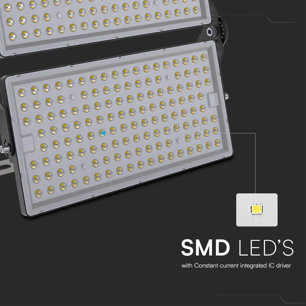 500W LED PROIETTORE SAMSUNG CHIP HIGH POWER CORPO BIANCO 4000K 135LM/W